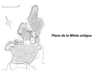 Plano de la Mileto antigua
 