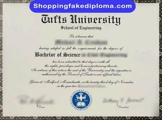 Jufts University fake Degree from shoppingfakediploma.com