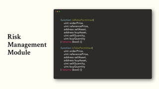 Risk
Management
Module