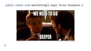 public static void main(String[] args) throws Exception {
ClassPool cp = ClassPool.getDefault();
CtClass ctClass = cp.get("com.zt.A");
CtMethod foo = ctClass.getMethod("foo",
"()V");
foo.insertBefore("System.out.println();");
Class c = ctClass.toClass(); 
A a = (A) c.newInstance(); 
a.foo("Hello"); 
}
 