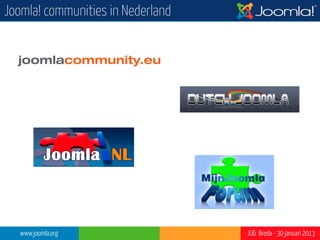 Stichting Sympathy




   www.joomla.org    JUG Breda - 30 januari 2013
 