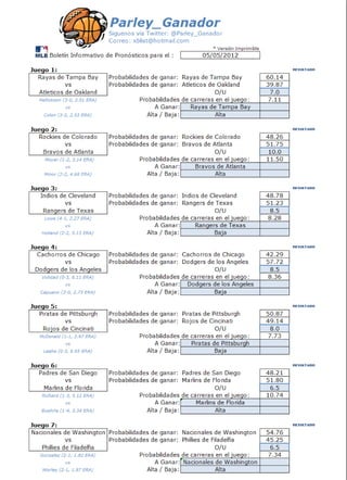 Jugadas 05 05-12