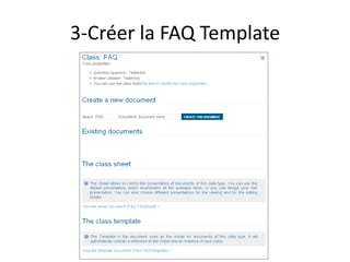 3-Créer la FAQ Template
 