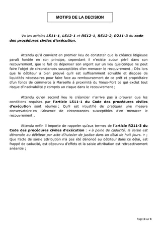 Exemple D Un Jugement De Tgi