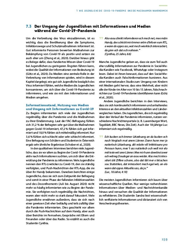 Rapport sur la situation de la jeunesse 2020