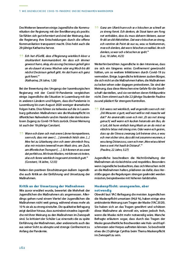 Rapport sur la situation de la jeunesse 2020