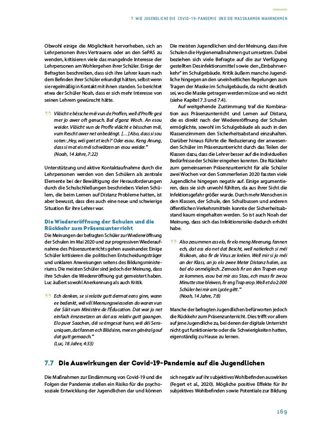 Rapport sur la situation de la jeunesse 2020