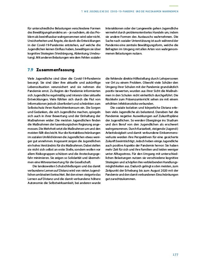 Rapport sur la situation de la jeunesse 2020