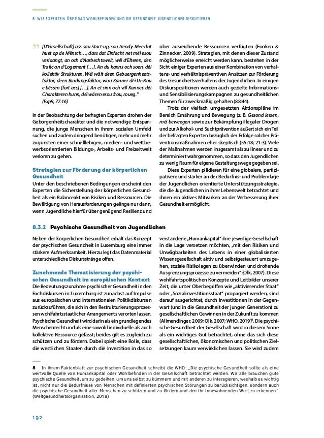 Rapport sur la situation de la jeunesse 2020