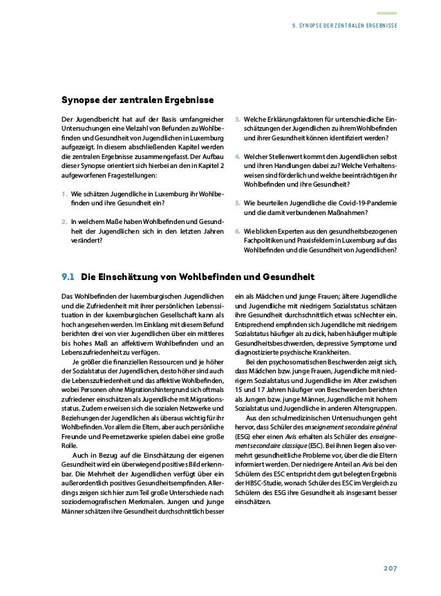 Rapport sur la situation de la jeunesse 2020