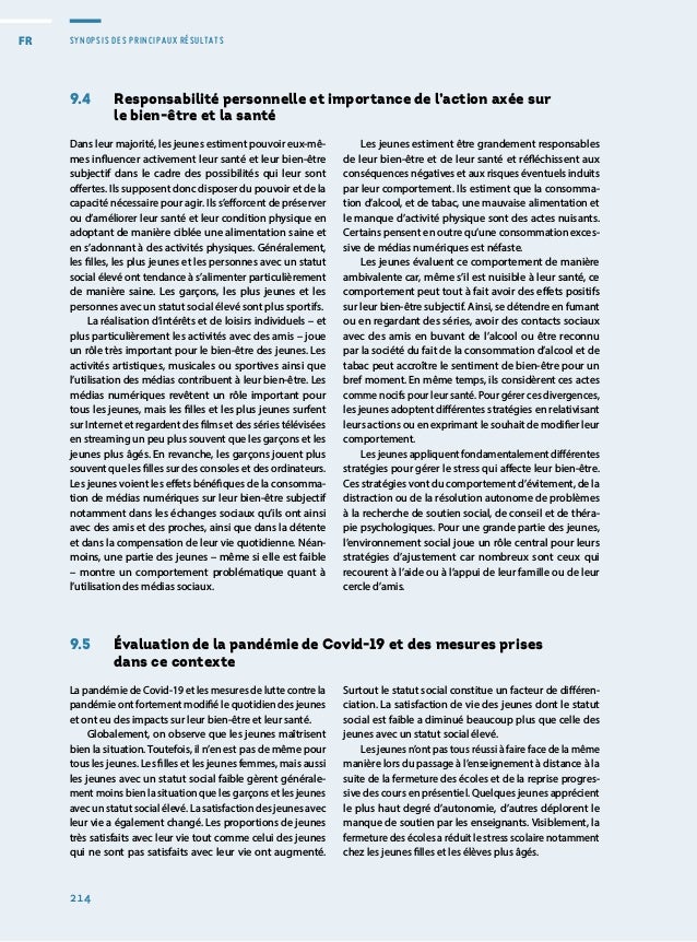 Rapport sur la situation de la jeunesse 2020