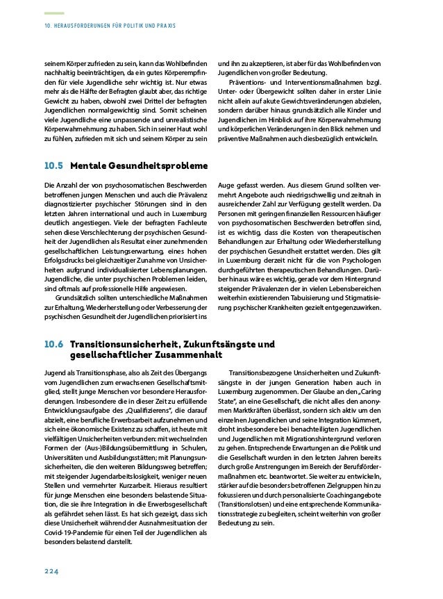 Rapport sur la situation de la jeunesse 2020