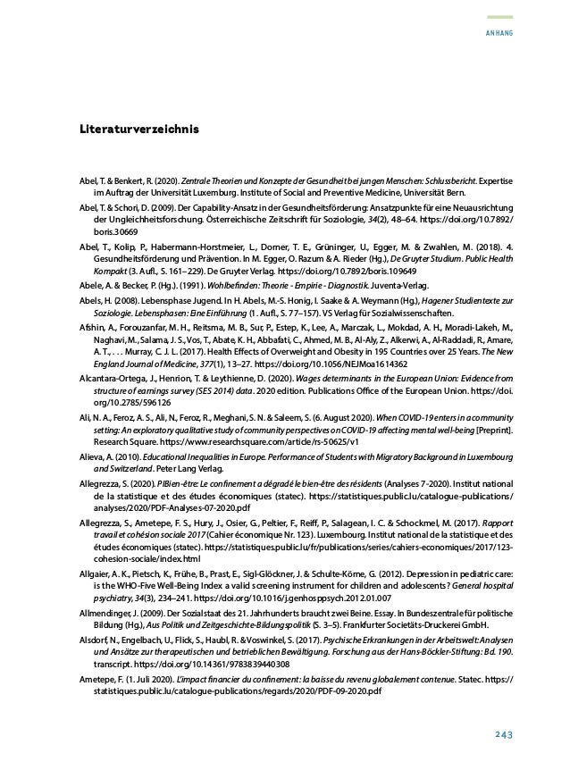 Rapport sur la situation de la jeunesse 2020