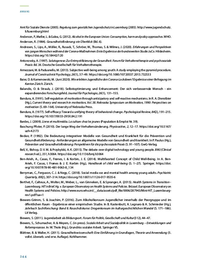 Rapport sur la situation de la jeunesse 2020