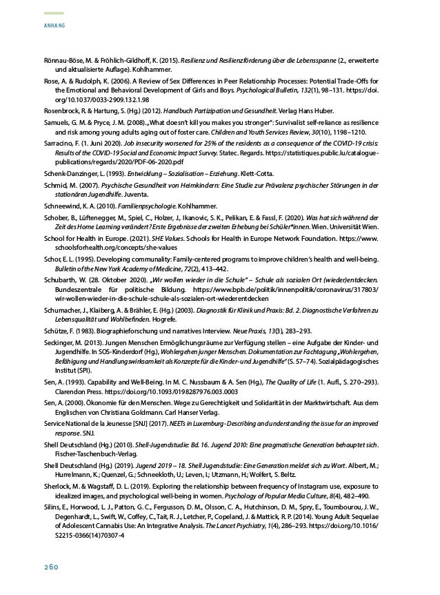 Rapport sur la situation de la jeunesse 2020