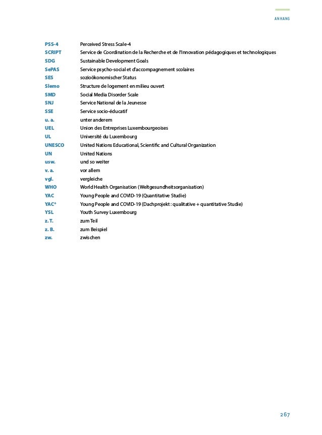 Rapport sur la situation de la jeunesse 2020