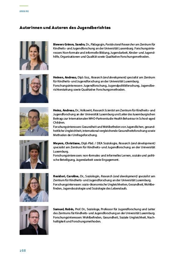 Rapport sur la situation de la jeunesse 2020