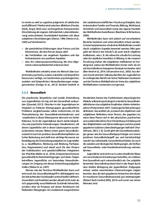 2. Konzeption des Jugendberichtes
35
In diesem Zusammenhang ist insbesondere auch der
Begriff der Resilienz zu nennen, der...