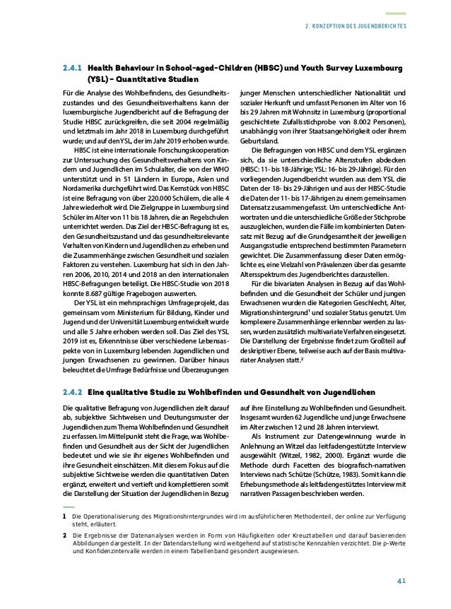 Rapport sur la situation de la jeunesse 2020