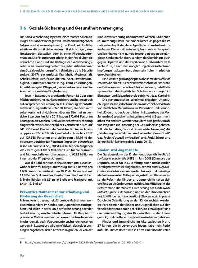 Rapport sur la situation de la jeunesse 2020