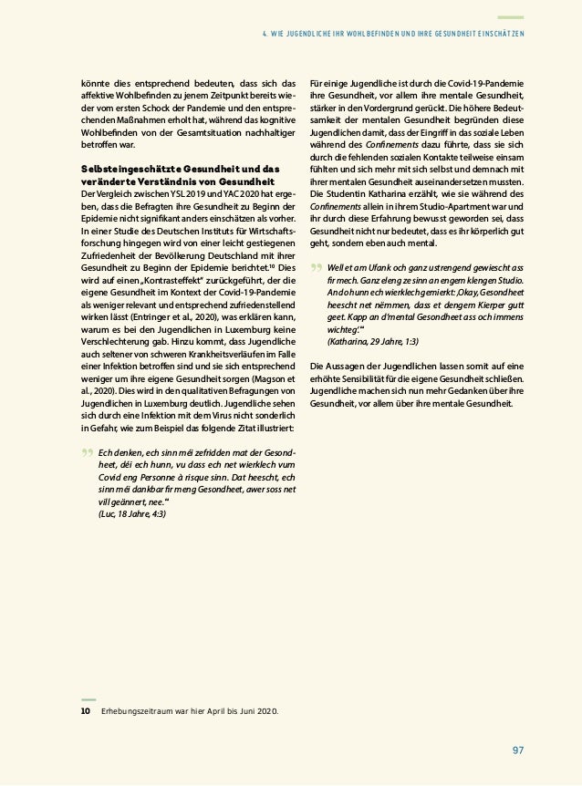 Rapport sur la situation de la jeunesse 2020