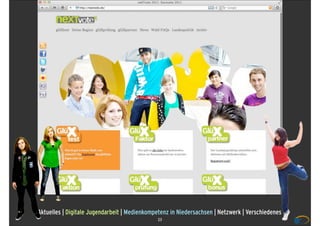 Aktuelles | Digitale Jugendarbeit | Medienkompetenz in Niedersachsen | Netzwerk | Verschiedenes
                                              23
 