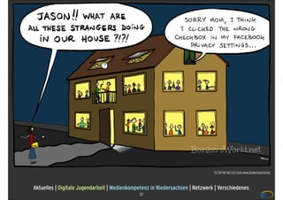 (CC BY-NC-ND 3.0) from www.bonkersworld.net



Aktuelles | Digitale Jugendarbeit | Medienkompetenz in Niedersachsen | Netzwerk | Verschiedenes
                                              27
 