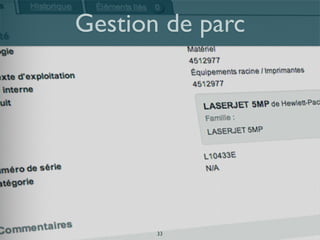 Cedric Gatay - c.gatay@code-troopers.com33
Gestion de parc
 