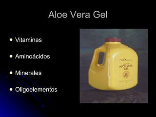 Aloe Vera Gel Vitaminas Aminoácidos Minerales Oligoelementos 