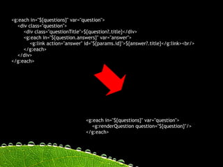 Grails @ Java User Group Silicon Valley