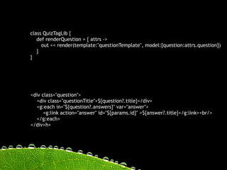 Grails @ Java User Group Silicon Valley