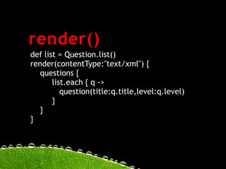 Grails @ Java User Group Silicon Valley