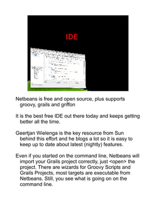 Grails @ Java User Group Silicon Valley