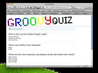 Grails @ Java User Group Silicon Valley