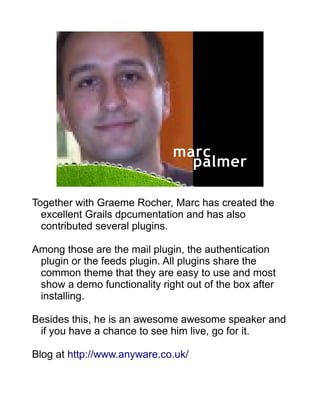 Grails @ Java User Group Silicon Valley