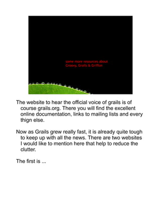 Grails @ Java User Group Silicon Valley