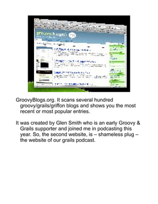 Grails @ Java User Group Silicon Valley