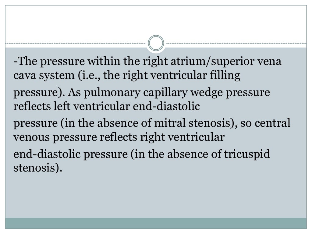 Jugular venous pressure