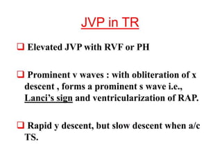 Jugular venous pressure and pulse pptx | PPTX