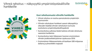 BUILD UPON: Juha-Pekka Ketola - Kuntarahoituksen vihreä rahoitus