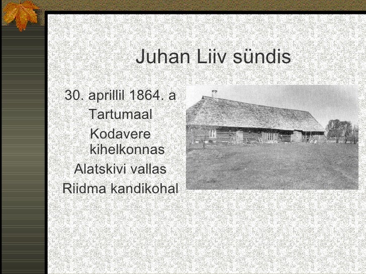 Juhan liiv