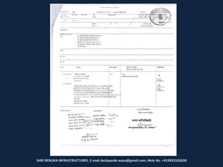 SHRI RENUKA INFRASTRUCTURES, E-mail deshpande.wasu@gmail.com, Mob No. +919833103638
 