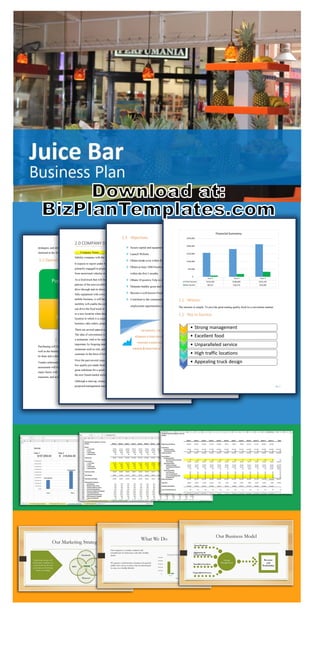 juice bar business plan pdf