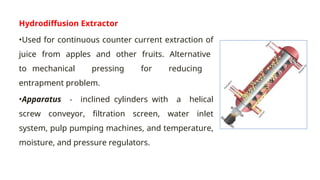 Juice Extraction Equipment. And it's types ppt | PPT