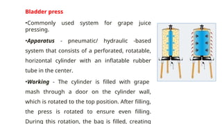 Juice Extraction Equipment. And it's types ppt | PPT