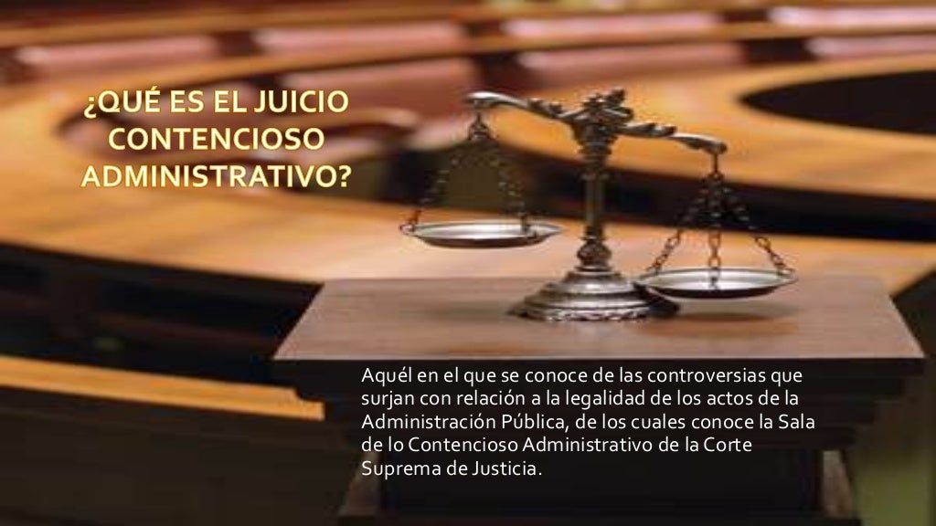 Juicio contencioso administrativo