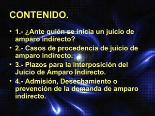 Juicio de amparo indirecto | PPT