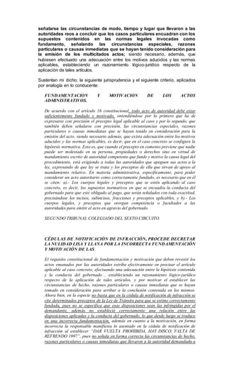 Juicio de nulidad foto infraccion | DOCX