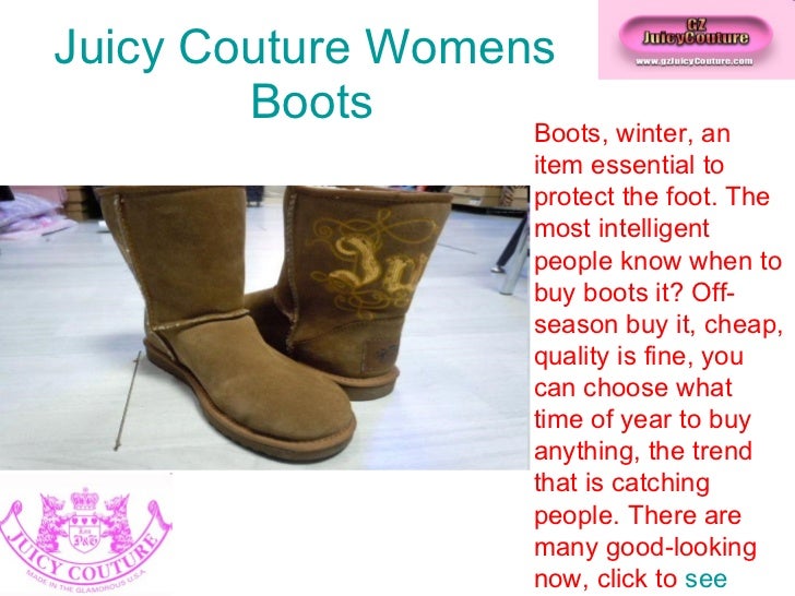 juicy couture women's boots