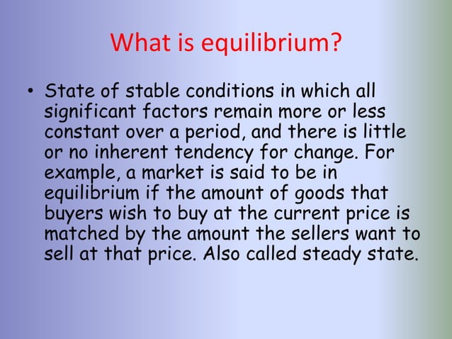 equilbrium | PPT